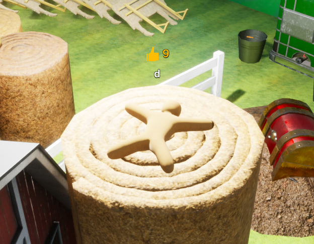 Indoor Country barnyard props in MECCHA CHAMELEON